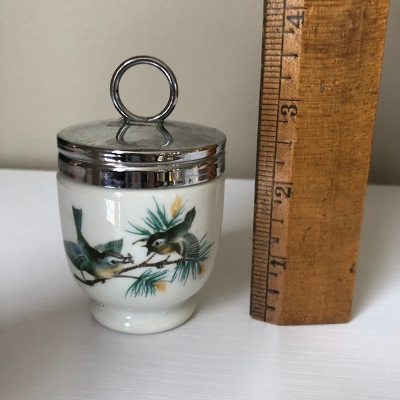 Royal Worcester Porcelain Lidded Bird Egg Coddler - Picture 8 of 8